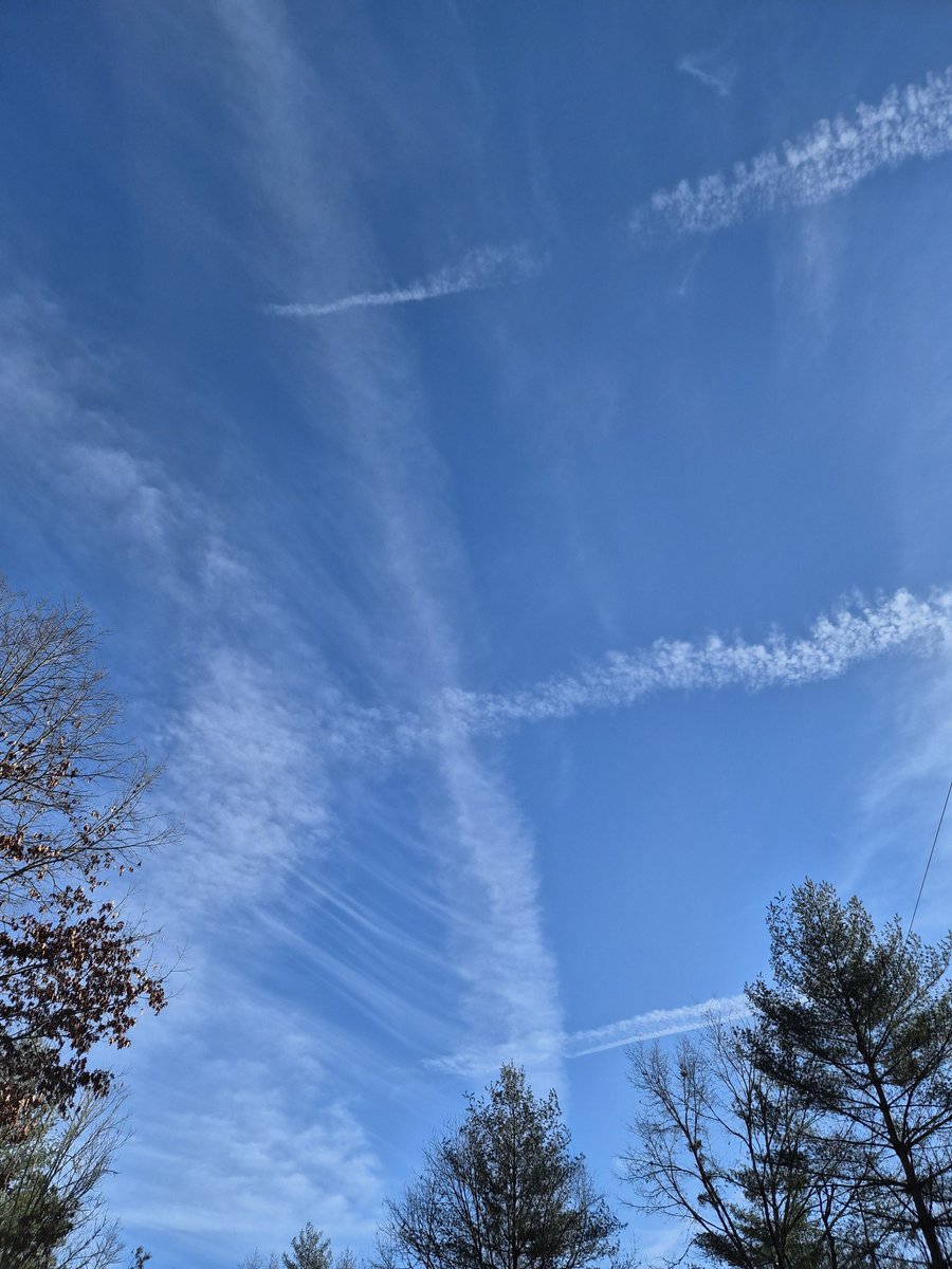 Western North Carolina.  Geoengineering today.  What weather are they modifying now?  #TuckerCarlson