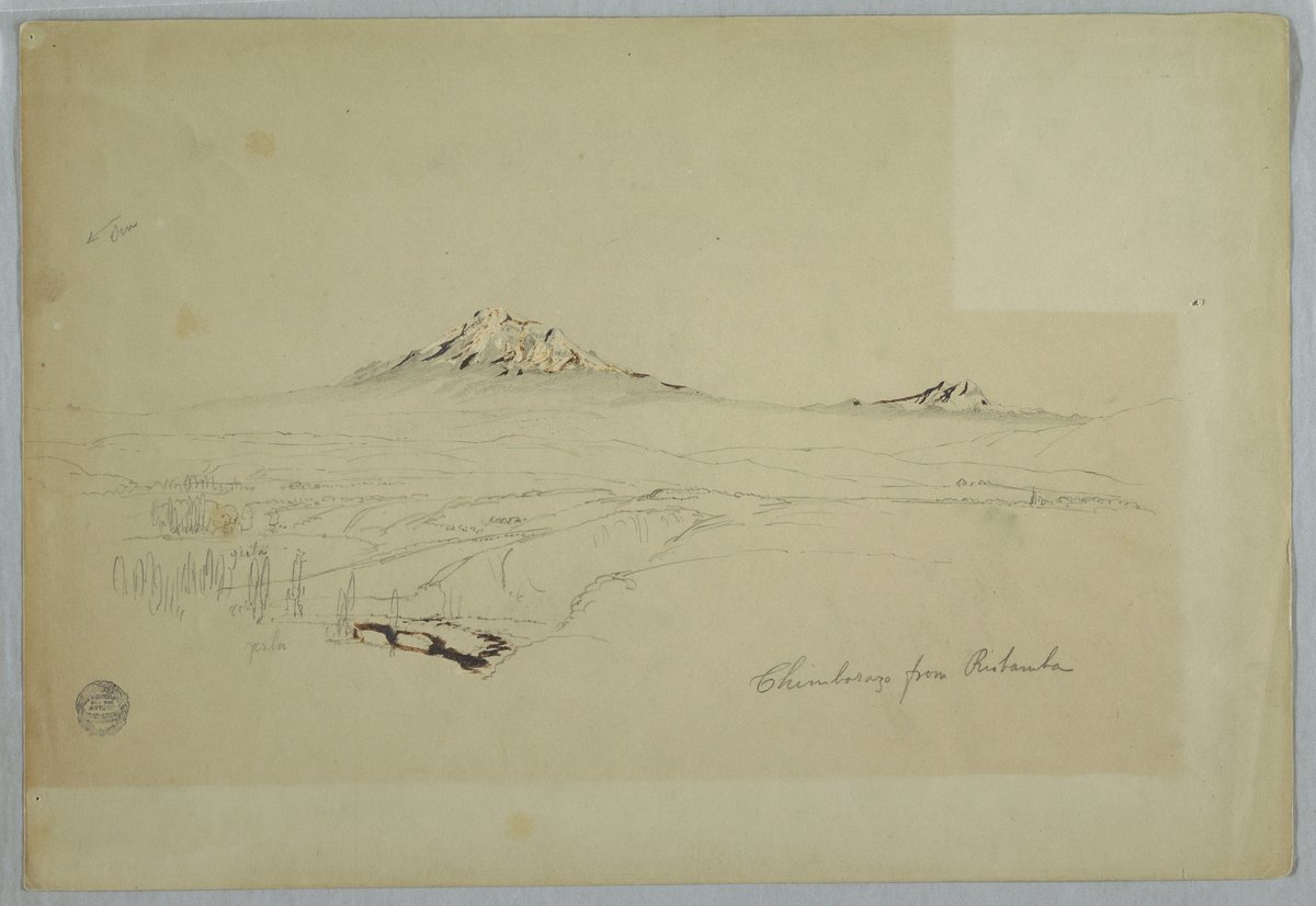 Mount Chimborazo, View from Riobamba, Ecuador collection.cooperhewitt.org/view/objects/a…