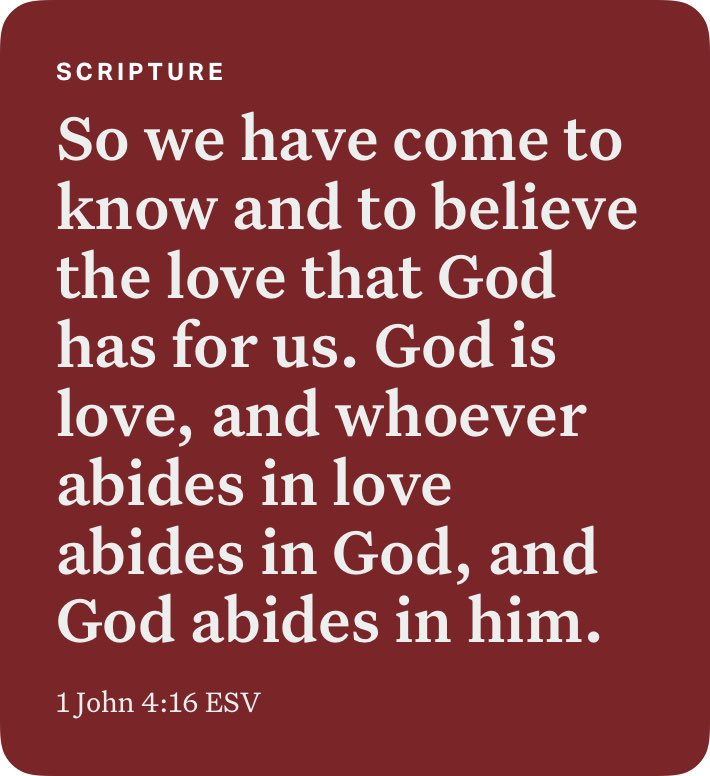 1 John 4:16 ESV bible.com/bible/59/1jn.4…