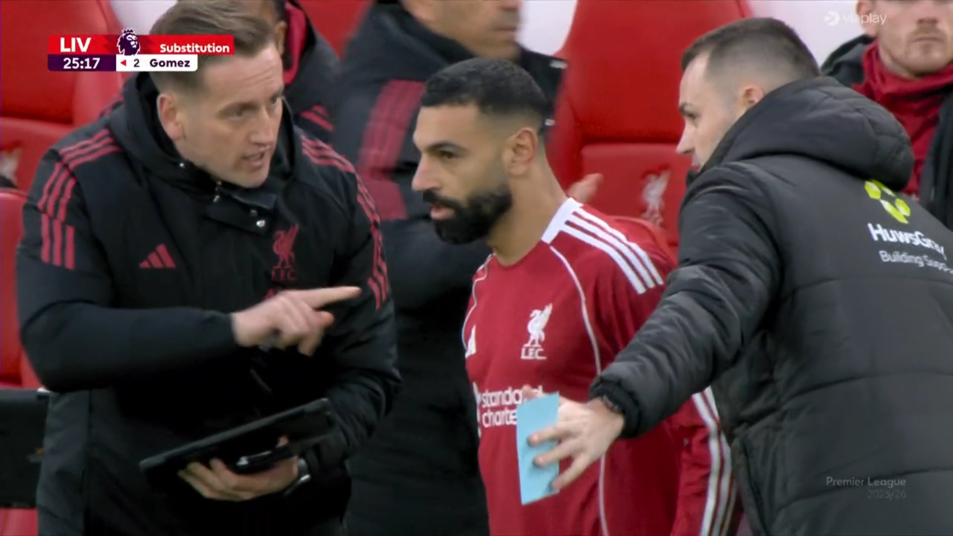 محمد صلاح يدخل كبديل مكان غوميز 