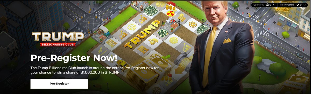 RÁPIDO ‼️

Apúntate a la waitlist del próximo juego cripto que va a lanzar Trump 📢

No se sabe si es oficial o no (no cliquéis en nada hasta que os avise si es legit o no) pero de momento te puedes apuntar a la lista para ser de los primeros en jugarlo

Será algo estilo Monopoly