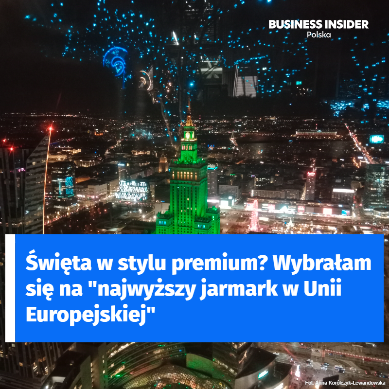 BIPolska's tweet photo. 🎅 Widok bezcenny, jarmarku nie ma. Grzane wino za kilkadziesiąt zł 🎄 ➡️ https://t.co/uq9prlsinX
#JarmarkŚwiąteczny #Święta #MagiaŚwiąt #VarsoTower https://t.co/xYib4KqYek