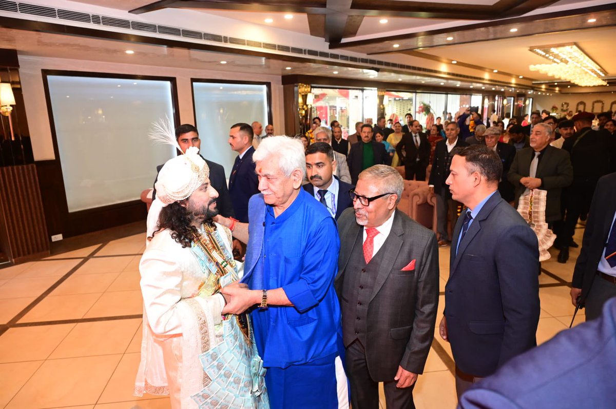 Deeply honoured by the gracious presence and blessings of Hon’ble LG Sahab, Shri <a href="/manojsinha_/">Manoj Sinha</a> ji, on my wedding day.

His warmth, affection and presence turned a personal promise into a cherished memory for Payal and me. Truly grateful and blessed😇 

<a href="/OfficeOfLGJandK/">Office of LG J&K</a>