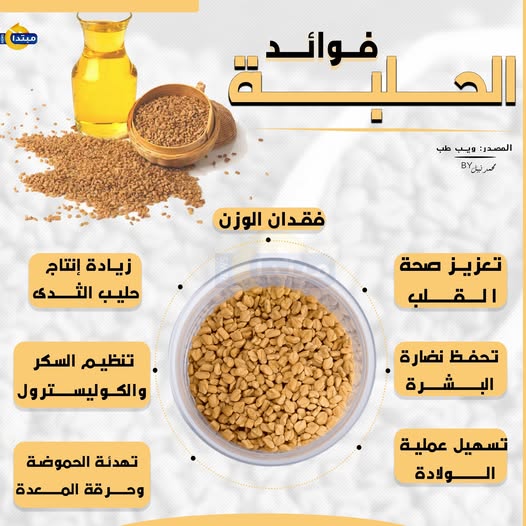 إنفوجراف.. فوائد #الحلبة 