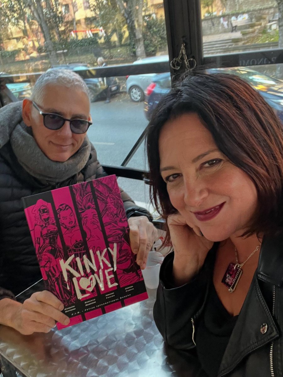 Cristina and I first met in 1993, in a comic art course. We found each other again, mature, after more than 30 years, on common ground of expressive urgency. Kinky Love is not just a book, it is also a encounter between artists who  walk against the wind in freedom!