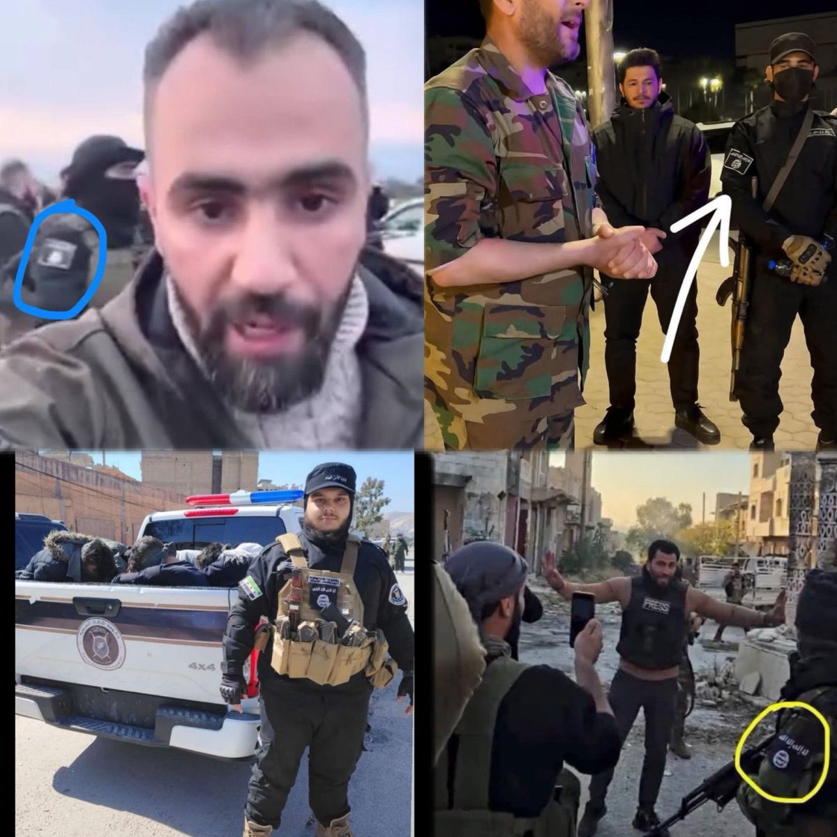 Furtalmedi10's tweet photo. In case you didn't laugh today:
#Nour_al-Din_al-Baba, the official spokesperson for the #Ministry_of_Interior, confirmed in a call with #Syrian_News that the person who targeted the coalition forces was a member of #General_Security and there were suspicions surrounding him. Measures were scheduled to be taken against him tomorrow, Sunday, because Friday and Saturday were #official_holidays.