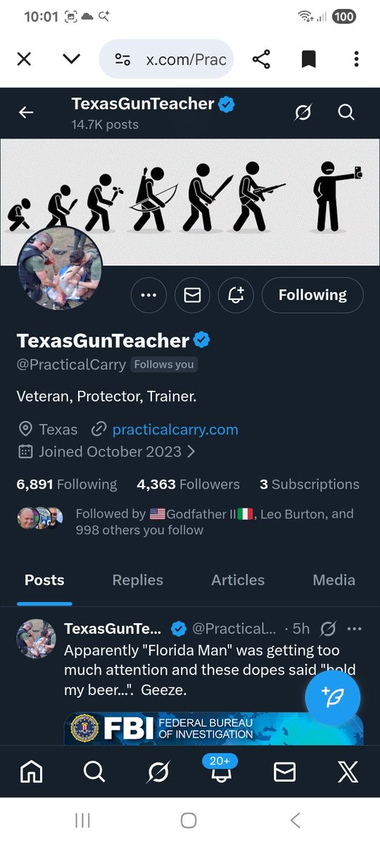 Can we take this veteran over the 4.5k mark, connects back 
<a href="/PracticalCarry/">TexasGunTeacher</a> 
F&amp;R
💪🫶💯🇺🇸🫡