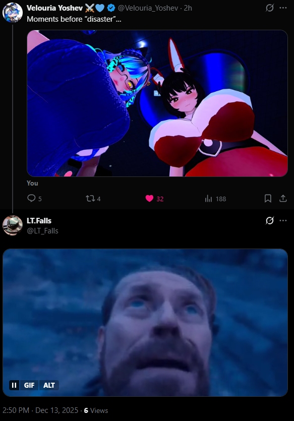 Hahahahahahahaha! *wheezing* I can't stop laughter too much during my belly is hurt! That's good one! Hahahahaha! Oh my god! My eyes come out of crying and still laugh. This is references from meme. XD