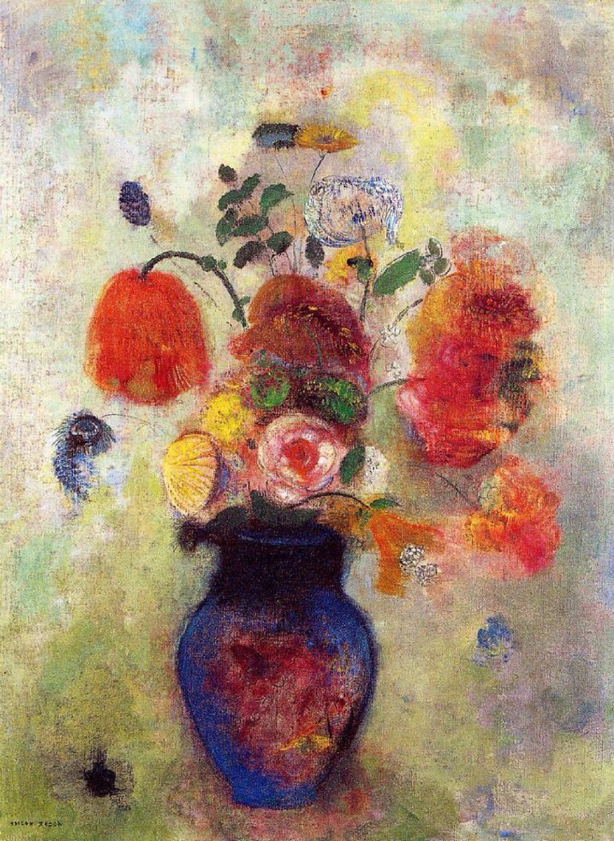 Florero de Odilón Redon