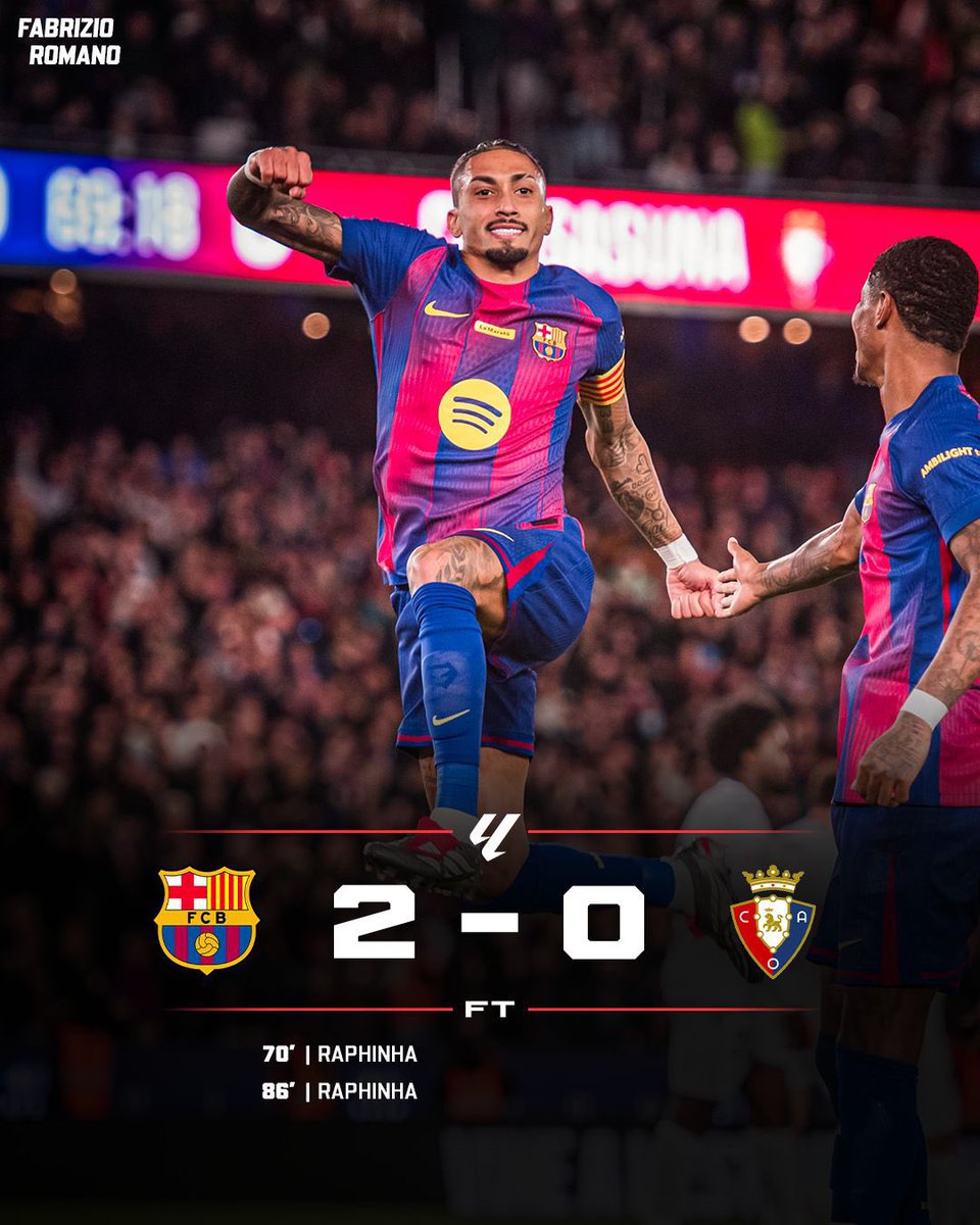 5thwolf's tweet image. 2 goals. 3 points. We eating good. #ForcaBarca 💙❤️

cc @Jhonnezzz