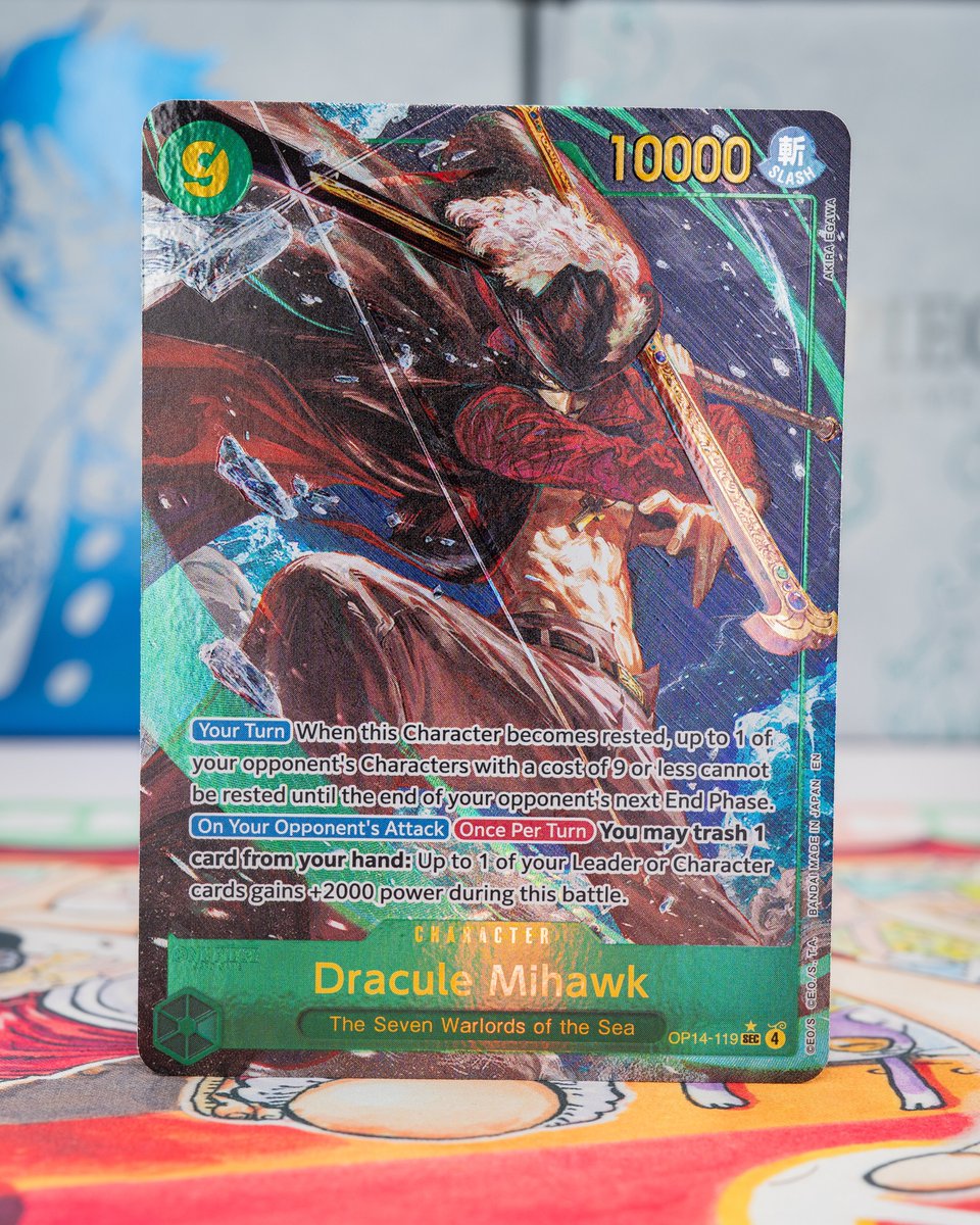 Official in person photos of the ENG Alternate Art Secret Rare