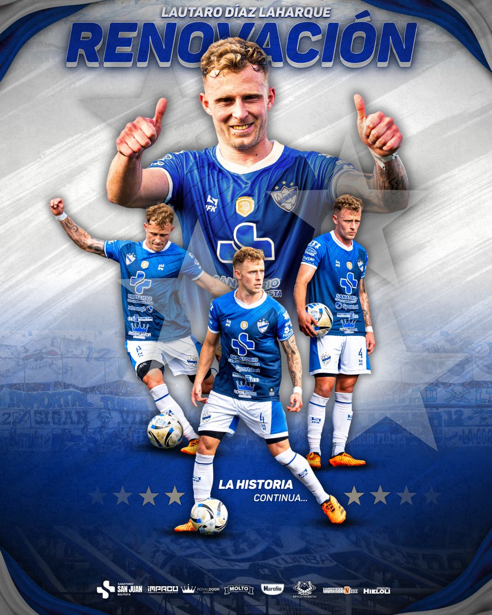 ✍🏽 ¡𝙇𝘼 𝙃𝙄𝙎𝙏𝙊𝙍𝙄𝘼 𝘾𝙊𝙉𝙏𝙄𝙉𝙐𝘼 𝙇𝘼𝙐𝙏𝙄! ✅

Tenemos el agrado de anunciarles que Lautaro Díaz Laharque ha renovado su vínculo que lo une al Funebrero y será parte de la próxima Temporada 2026. 🔜