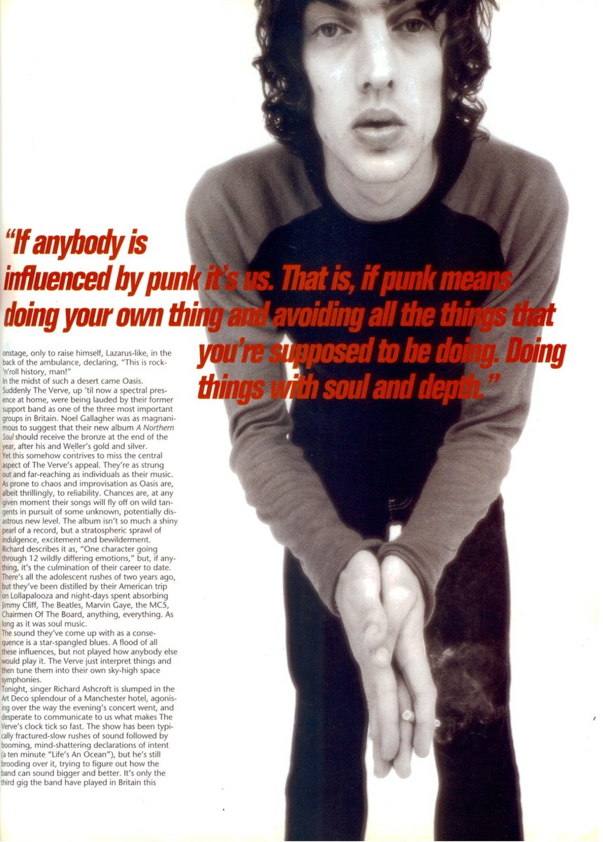 vervedaily's tweet photo. Richard for Dazed and Confused, 1995 https://t.co/P6DUEdLICi