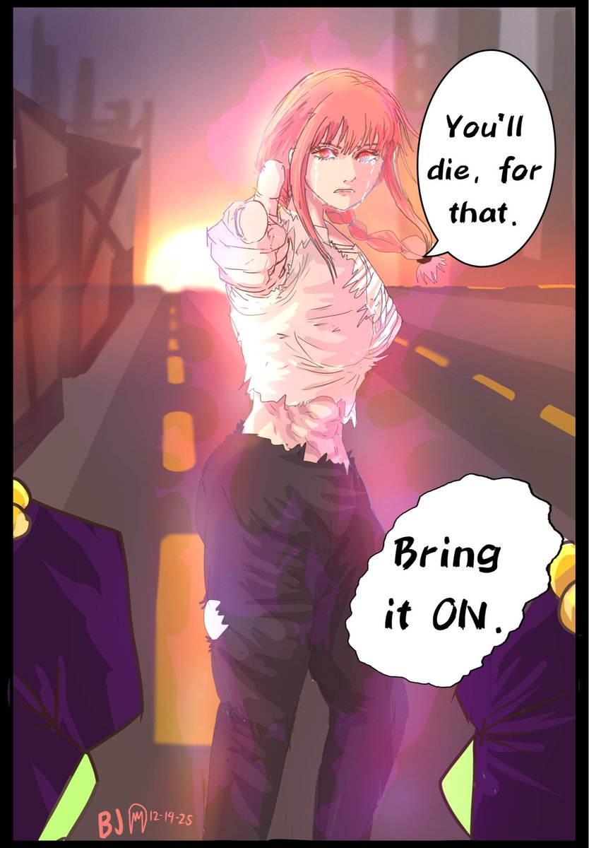 hii lol im posting again (got busy with alot w school its Christmas vacation
SOOO👍)

(The makima x gojo comic ive been cooking while i was gone is coming
next year)

have a page of the comic n a sketch 

dw i still draw, been improving on makima i hope

#makima
#gojo
#jjk
#csm