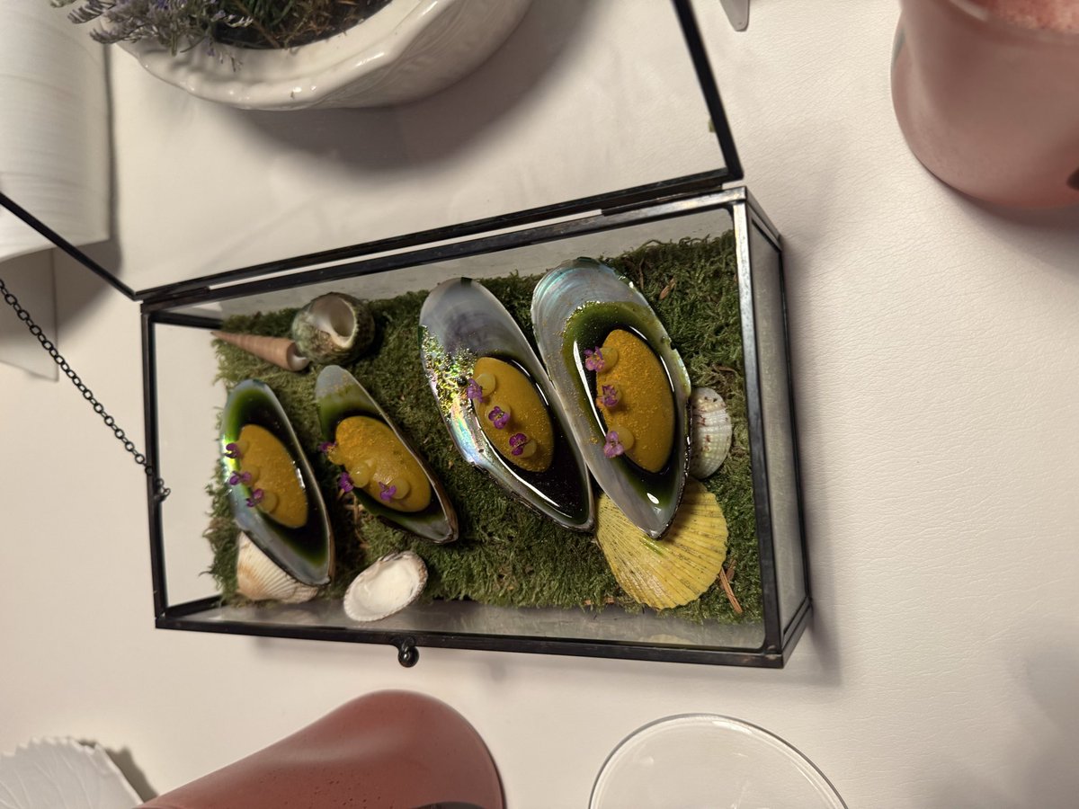 So here we are several courses through dinner at Frog,<a href="/AHRestaurants/">Adam Handling Collection</a>. The team here are great and we are really enjoying the food. #michelin #food