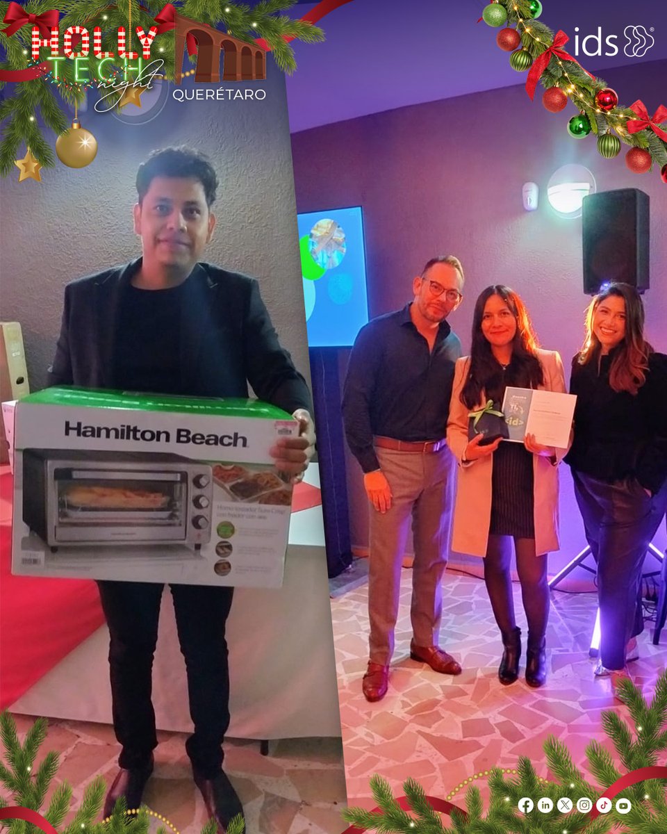 ✨¡La celebración no termina con #idsQuerétaro! ✨
Entre risas, brindis y buena música, nuestro equipo cerró el año unido, entusiasta y con apertura para construir más logros juntos 🎯
🎄 Porque cuando el talento se junta ¡la magia sucede!
#FinDeAño #ids #Colaboración