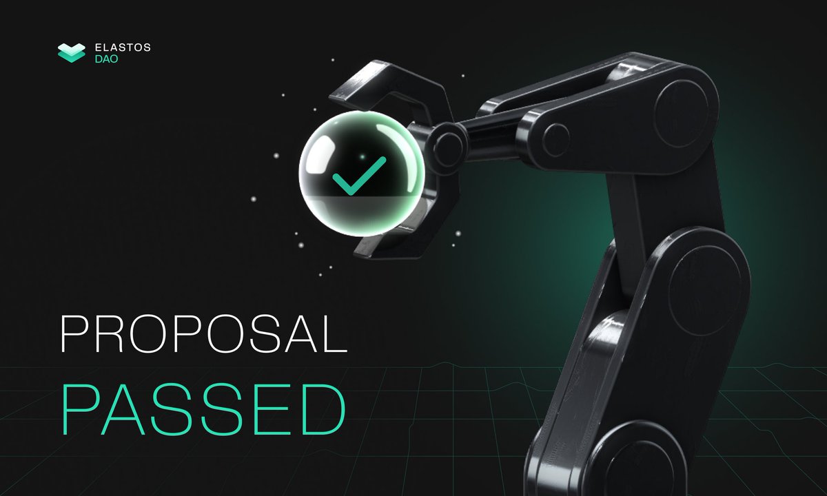 Elastos DAO proposal #206, "Social Platforms Maintenance 2026" has been approved in the Elastos DAO voting phase, with 8 out of 12 councillors in favor.
The community now has 7 days to veto the proposal.

View the voting results here. 👇
elastos.com/proposals/6934…