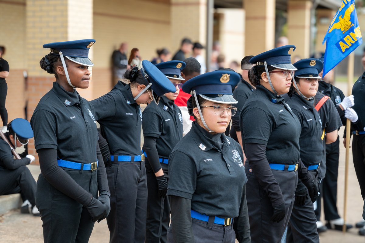 AldineCTE's tweet photo. Aldine ISD LOTC traveled to Galena Park for the Drill Meet on Saturday, December 13, 2025. Thank you to all the instructors who attended and supported our cadets. https://t.co/cwX8op7oeT