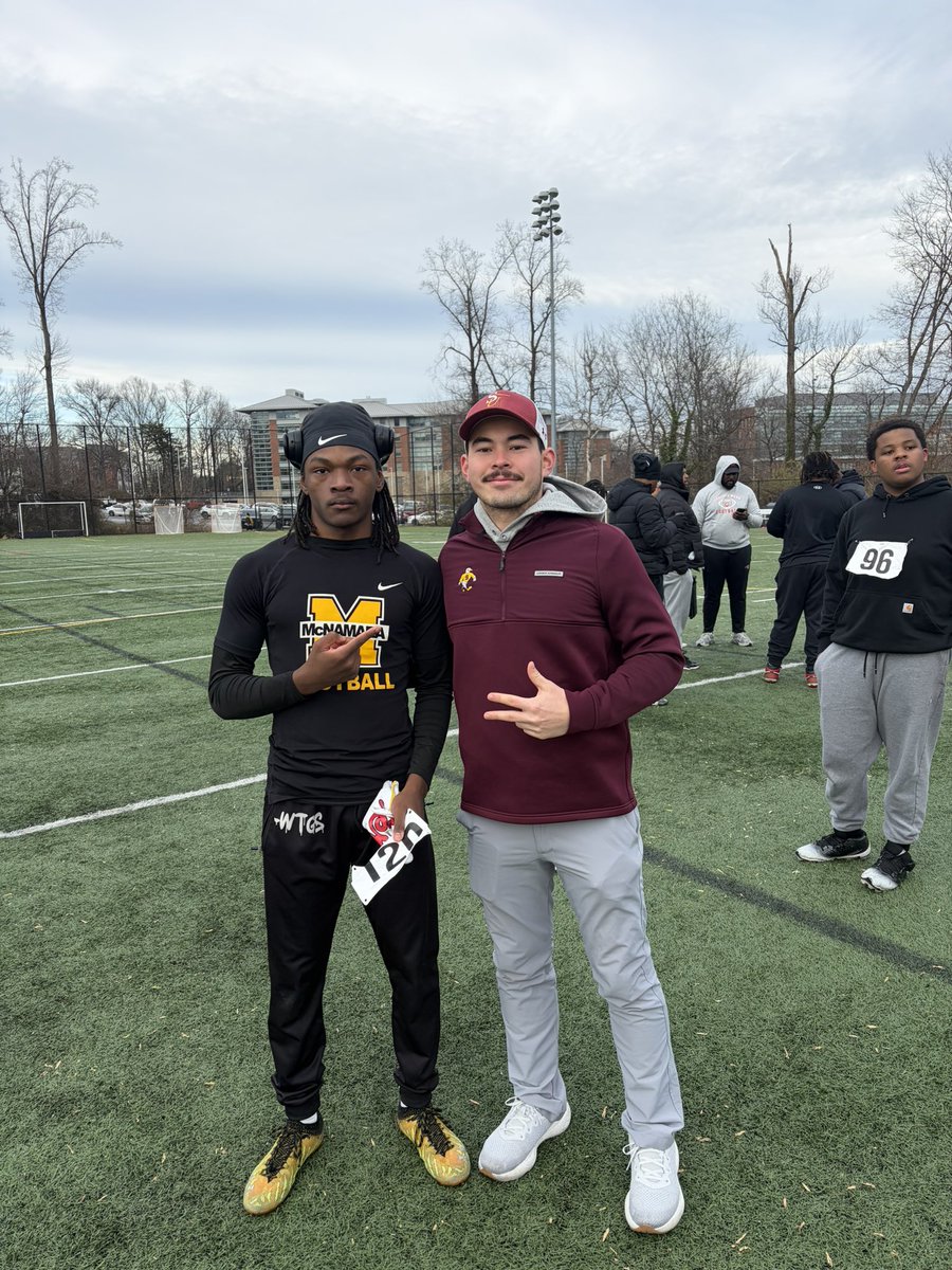 Darvin23Cook's tweet image. Great day at George Mason University camp