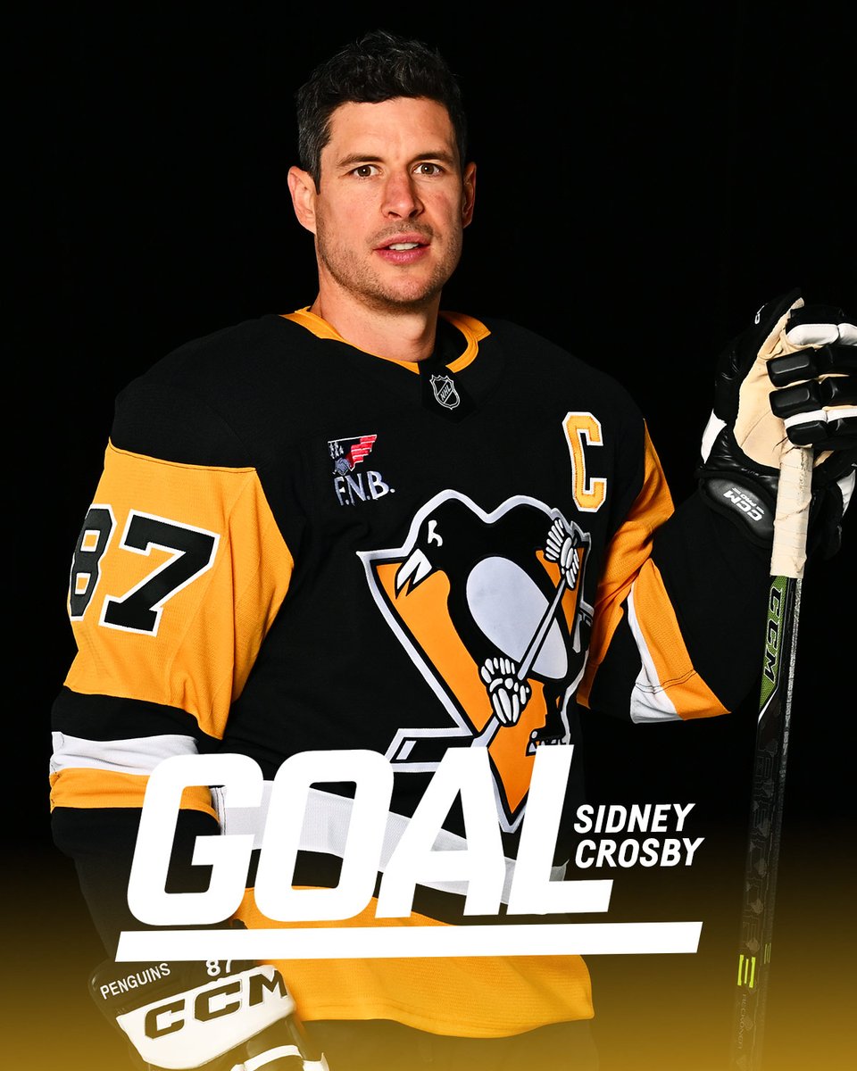 penguins's tweet image. THE CAPTAIN ON THE POWER PLAY! 🚨

1-1 Penguins with 7:19 left in the 1st period.