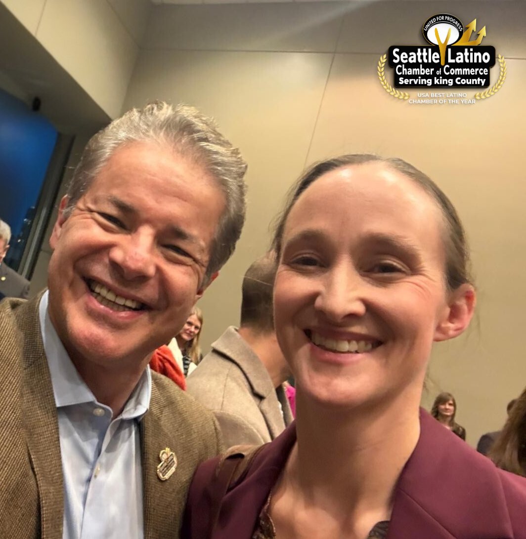 Our President Marcos Wanless attended the Annual Public Officials Reception, where he congratulated Mayor-Elect Katie Wilson and emphasized the importance of including Latino leaders, such as the SLCC, at the decision-making table.
#KatieWilson #mayorelected #seattle #latinos