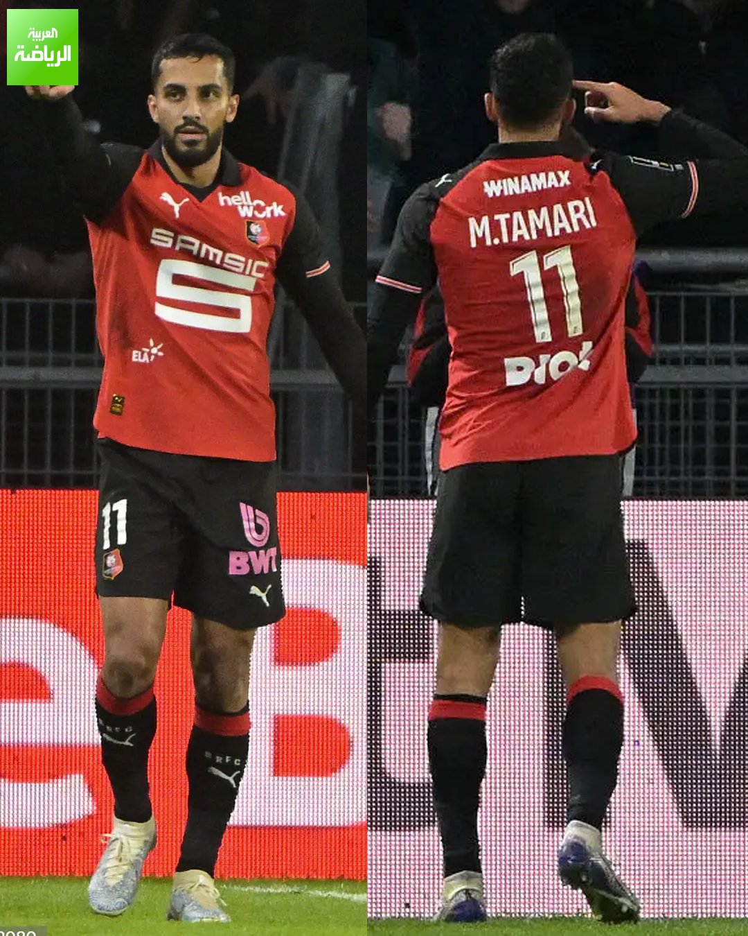 الأردني موسى التعمري سجّل هدفاً وصنع آخر ليقود ستاد رين الفرنسي للفوز 3-1 على بريست في الدوري الفرنسي. ستاد رين يحتل المركز الخامس في ترتيب الدوري 