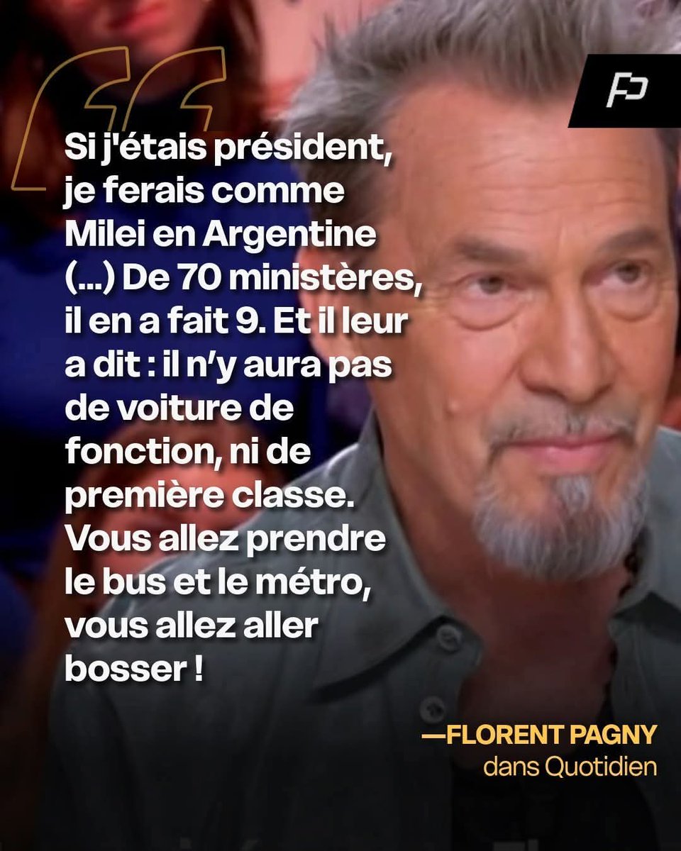 ça fait 30 ans qu’il paye pas ses impôts, vient se faire soigner son cancer à nos frais grâce a notre Sécurité Sociale... et souhaite le fascisme pour perpétuer ses privilèges.