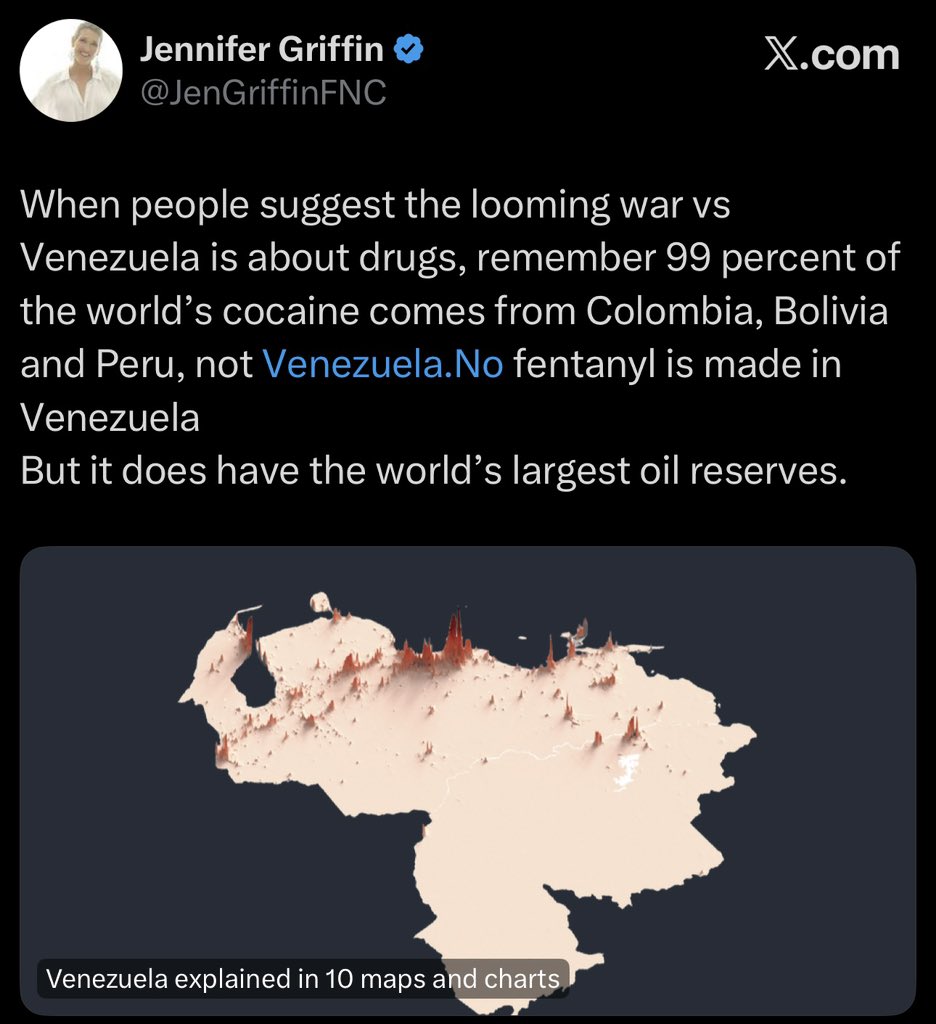 Fox News’ Chief National Security Correspondent. We are about to go to war for oil, while citing a lie as justification. Again.