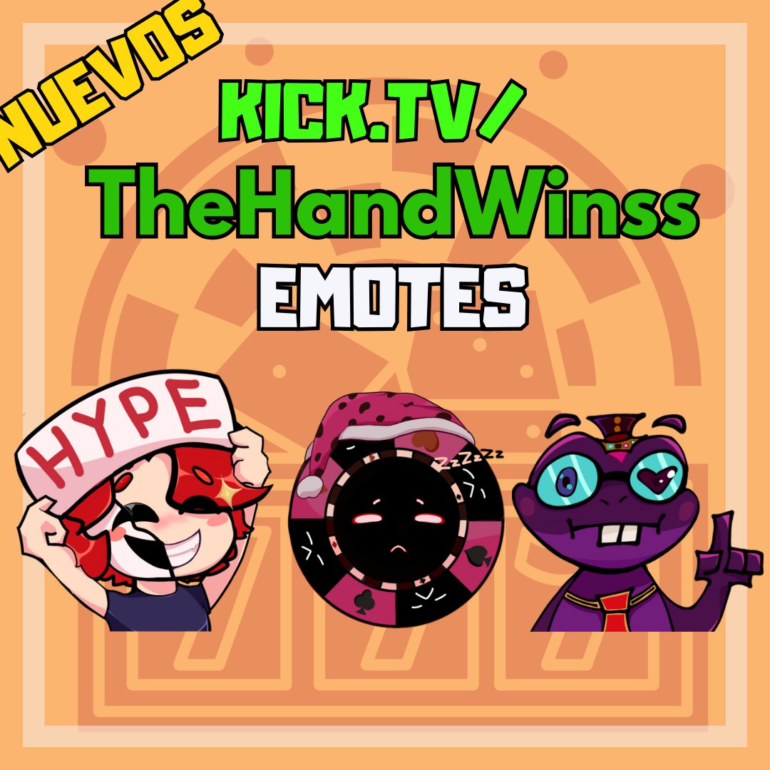 - Dia 70 Mostrando mi arte :D!

Les muestro más emotes para mi canal de mis 2 personajes que uso como PngTuber.

Aunque uso más a Wins [ La Rana ]  

kick.com/thehandwinss
