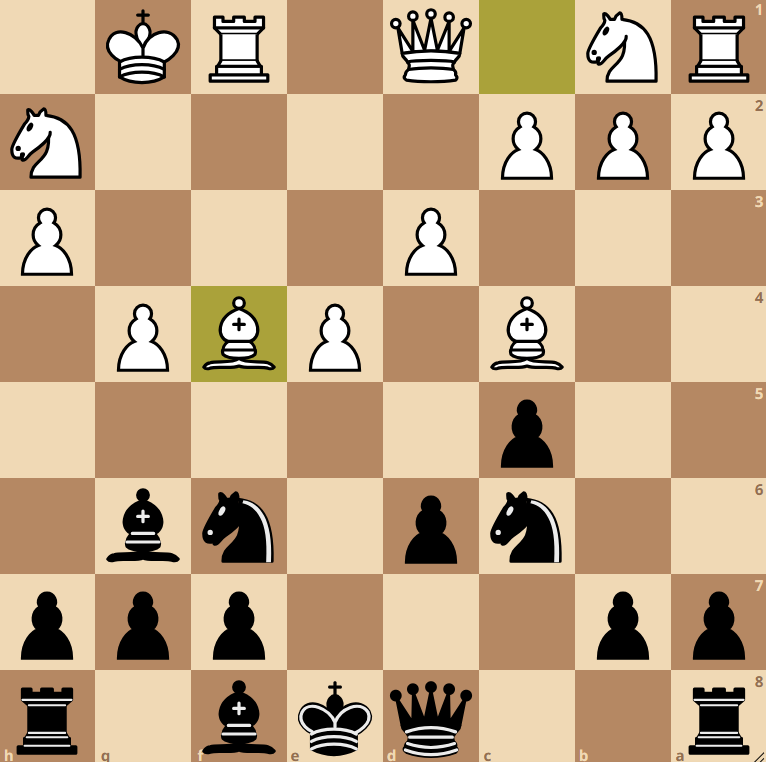 IMIljaSirosh's tweet photo. ♟️DAILY CHESS PUZZLE♟️
Test your opening skills.
The following position is from Demchenko-Sethuraman (2025).
❓What would you play with Black here?🤔
Drop your answers in the comments!👇
#chess #chesspunks #Day348