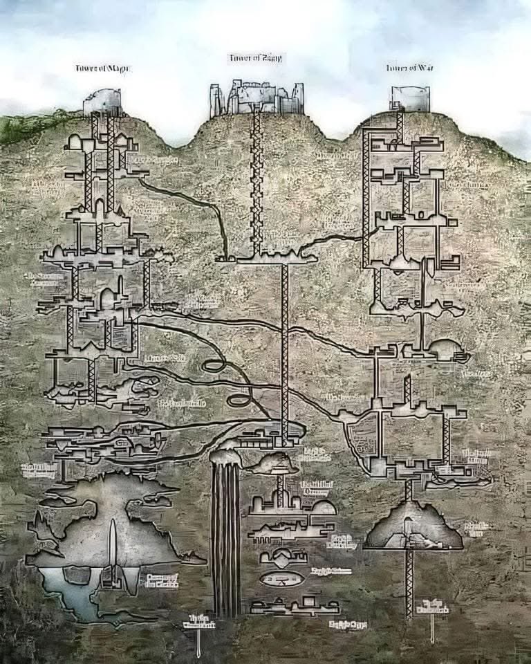 在土耳其卡帕多西亚风景如画的地下，隐藏着人类智慧与韧性的奇迹：德林库尤地下城。这座古老的地下奇观深达惊人的18层，于20世纪60年代被一位翻修房屋的男子无意间揭开面纱。随着考古学家的深入挖掘，他们发现了一个足以容纳数千人居住的庞大建筑群，展现了一个完整的地下社区，包括学校、教堂和马厩——