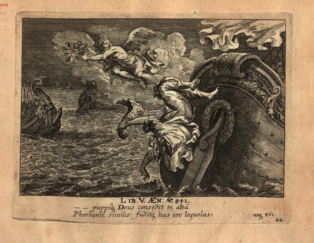 Christ in Aeneid 5?

Book 5 opens with another storm at sea, though this time natural, as the sight of Carthage disappears behind the northward sailing Trojans. Just as Books 2 and 4 parallel each other in some ways (both end with the destruction/confusion of a city and the death