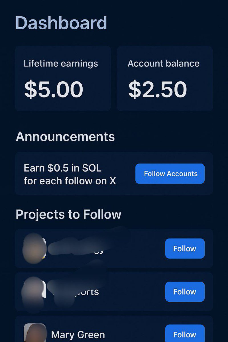 Alqaurawie__'s tweet image. Earn $5 per Day by following accounts on x🚨

You Just Connect Your X Account to the site and follow the accounts at the end of the Day You get upto $5

Group has been created to onboard and Guide you through

If you’re Interested 

Retweet this! Tag a fren!
Drop proofs of…