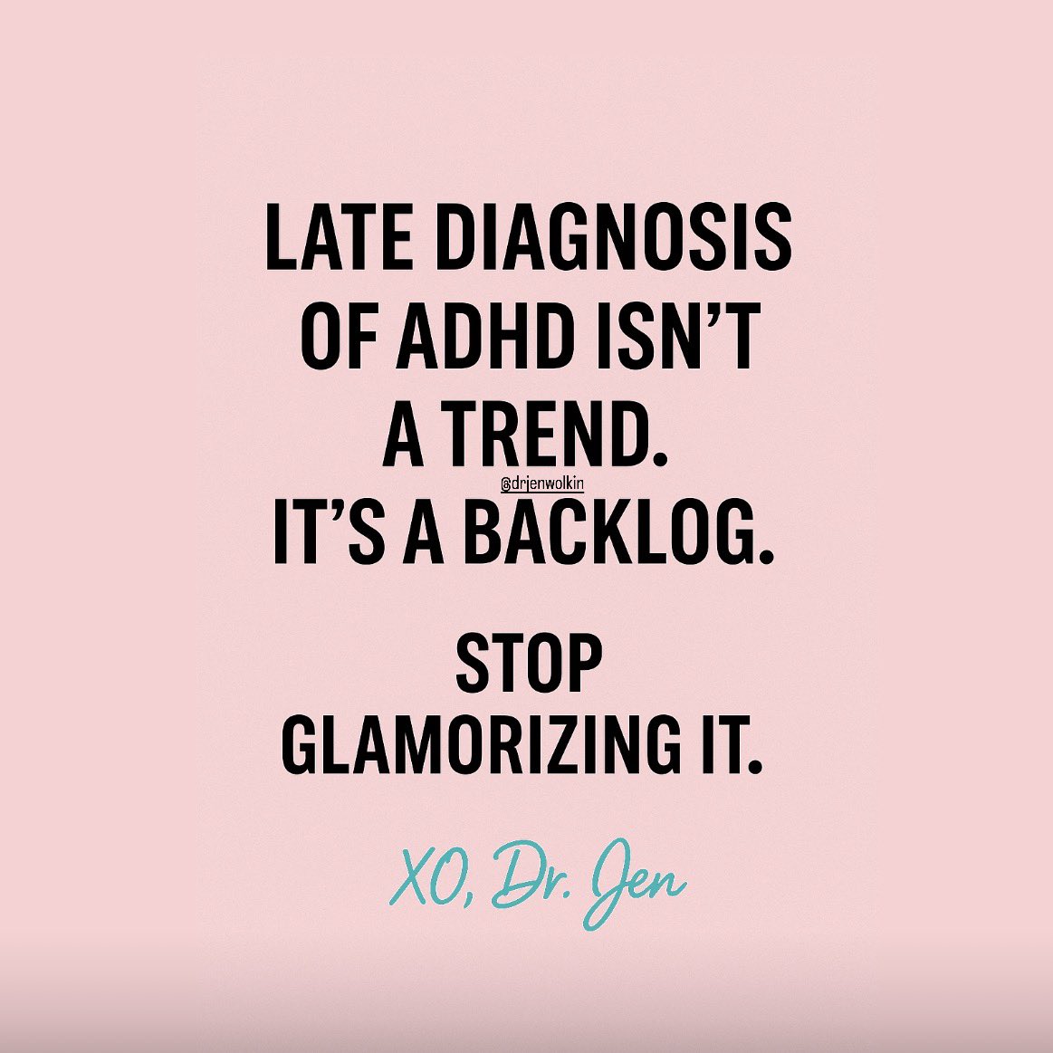 Dr. Jen Wolkin | ADHD + Trauma Therapist (@drjenwolkin) on Twitter photo 