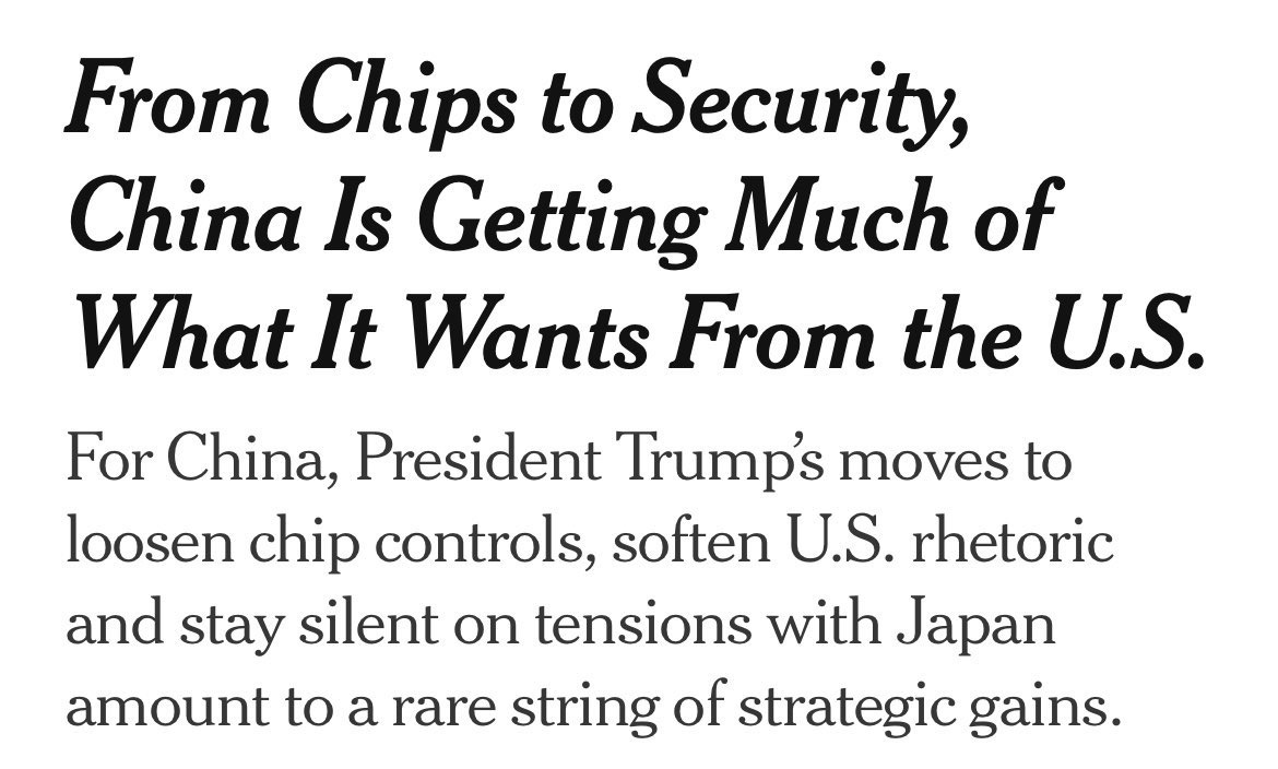 SenWarren's tweet image. Donald Trump is putting American economic and national security at risk.