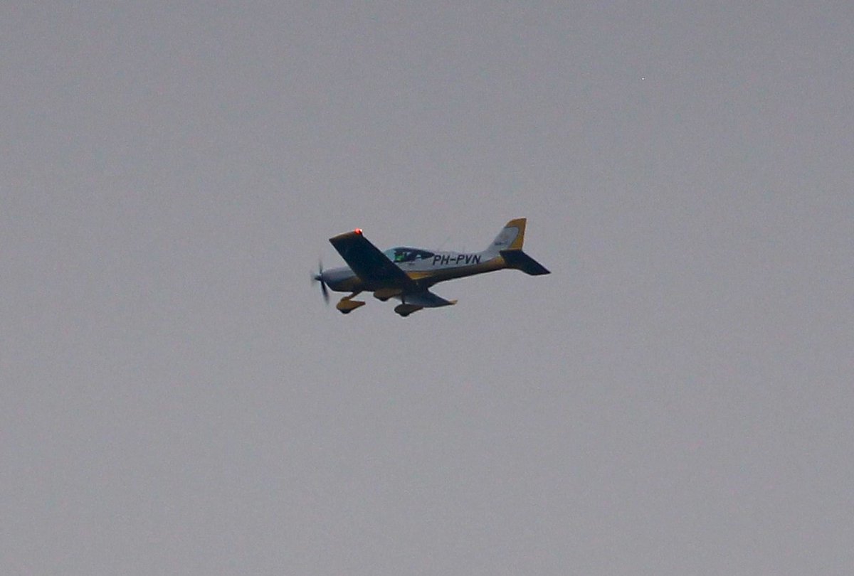 Deze was een beetje aan het toeren boven Nijverdal.