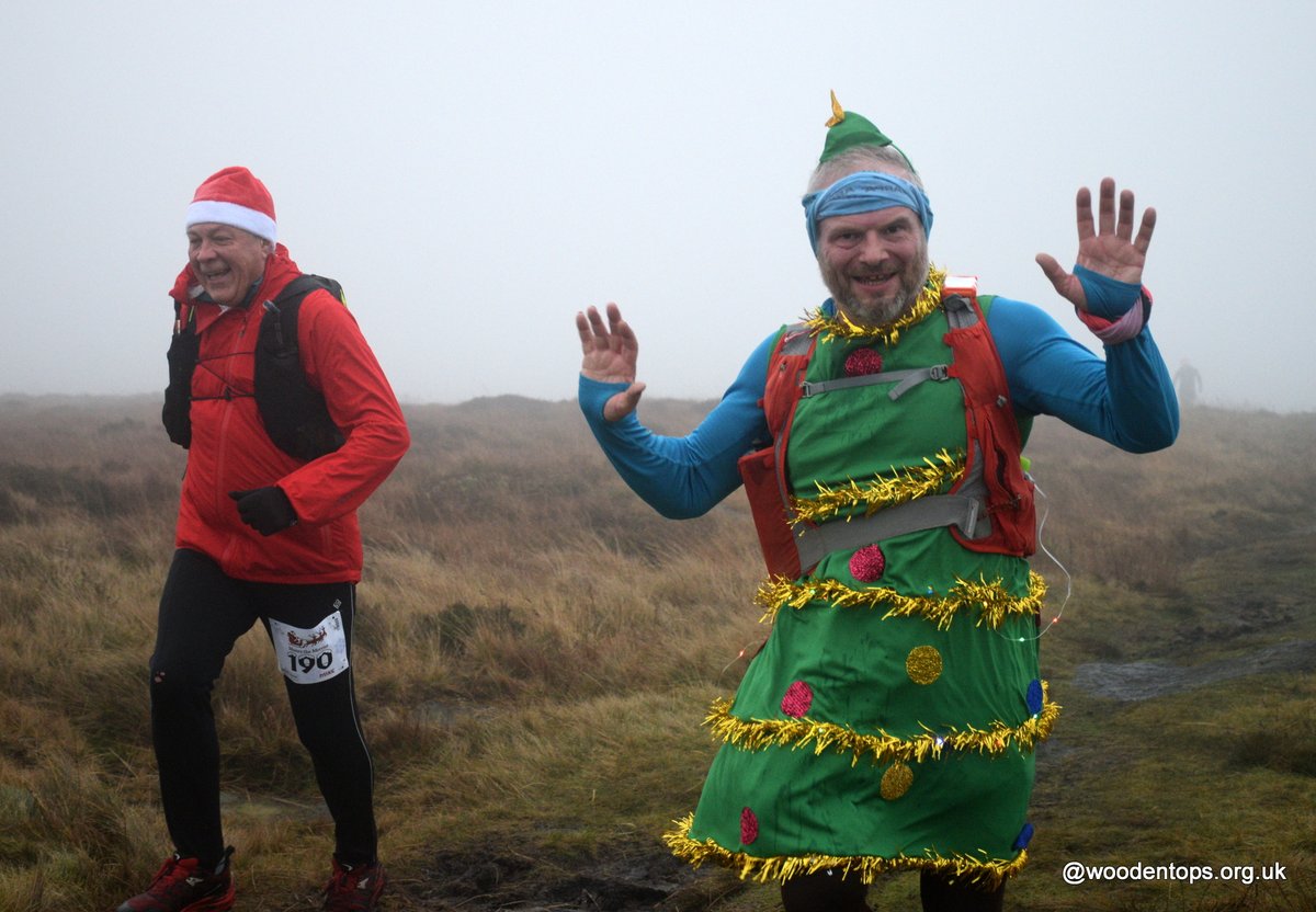 WoodentopsFR's tweet image. Tree-mendous festive fun at today's Moors The Merrier 21 mile fell race @cvfr_feed @CraggRunner @todharriers