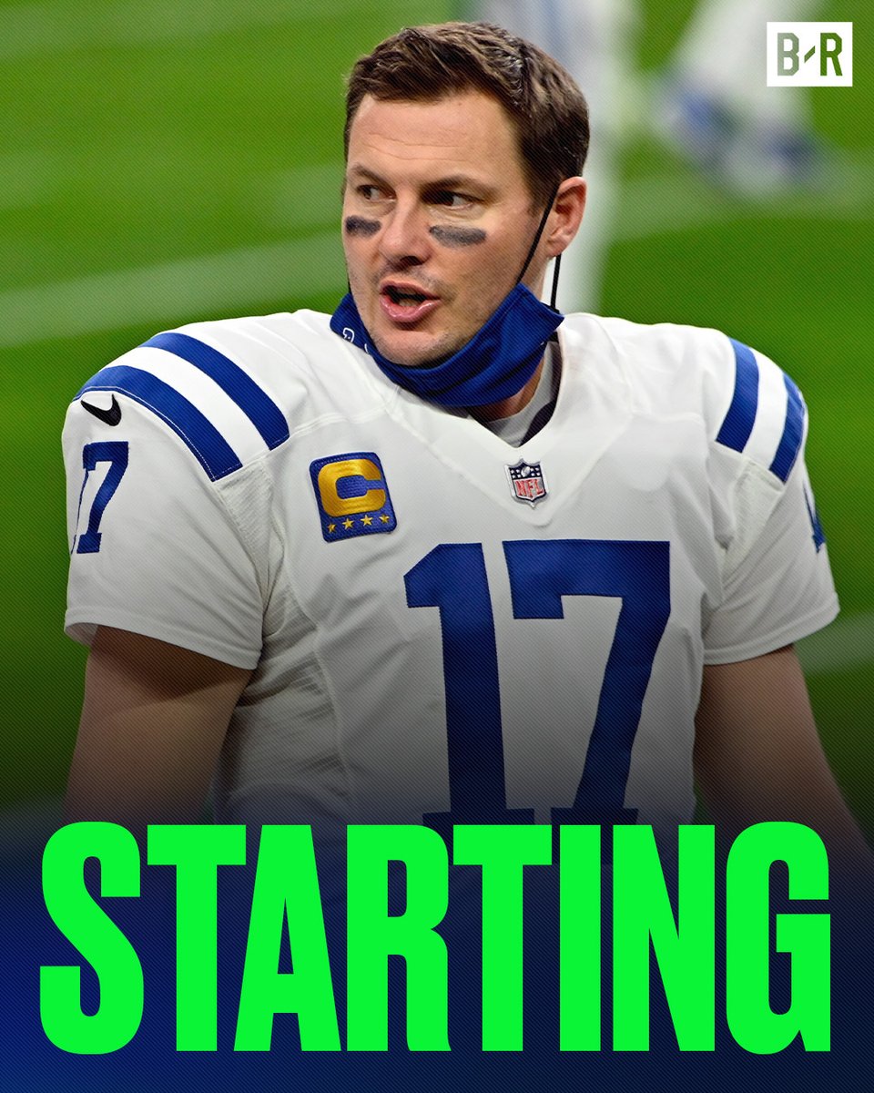 BleacherReport's tweet image. 🚨 44-year-old grandfather Philip Rivers will start vs. the Seahawks, per @RapSheet

Rivers is coming out of retirement to make his first start in 5 years