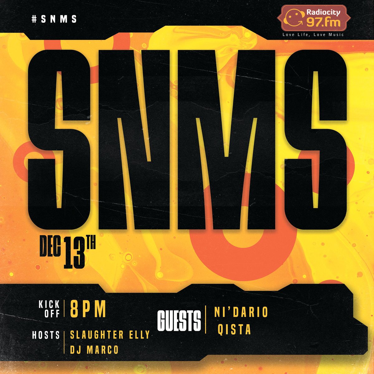 2puffrecords's tweet photo. Tune in tonight on @97fmRadiocity and get to hear from the talented Ni'Dario. Hosted by the GOAT @djslaughterelly . 

Stream Active from Ni'Dario : https://t.co/NliccpkwJ7 https://t.co/jVxnWPxD8P