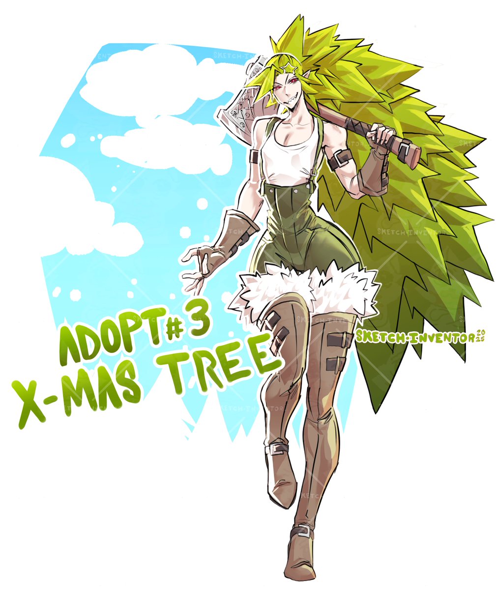 SketchInventor's tweet photo. Christmas Tree Lumberjack 🎄🪓  

- #ADOPTMAS - 3/8 -       

[ Adopt info in dms ] https://t.co/rfxOEXBTlV