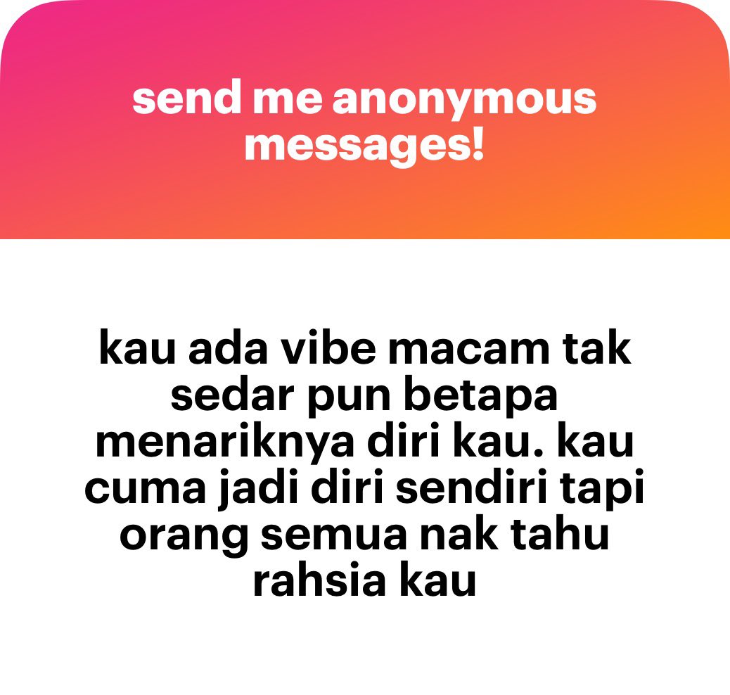 Ha? str8 to point please..mana ada rahsia 🤣😂..kote biasa jer