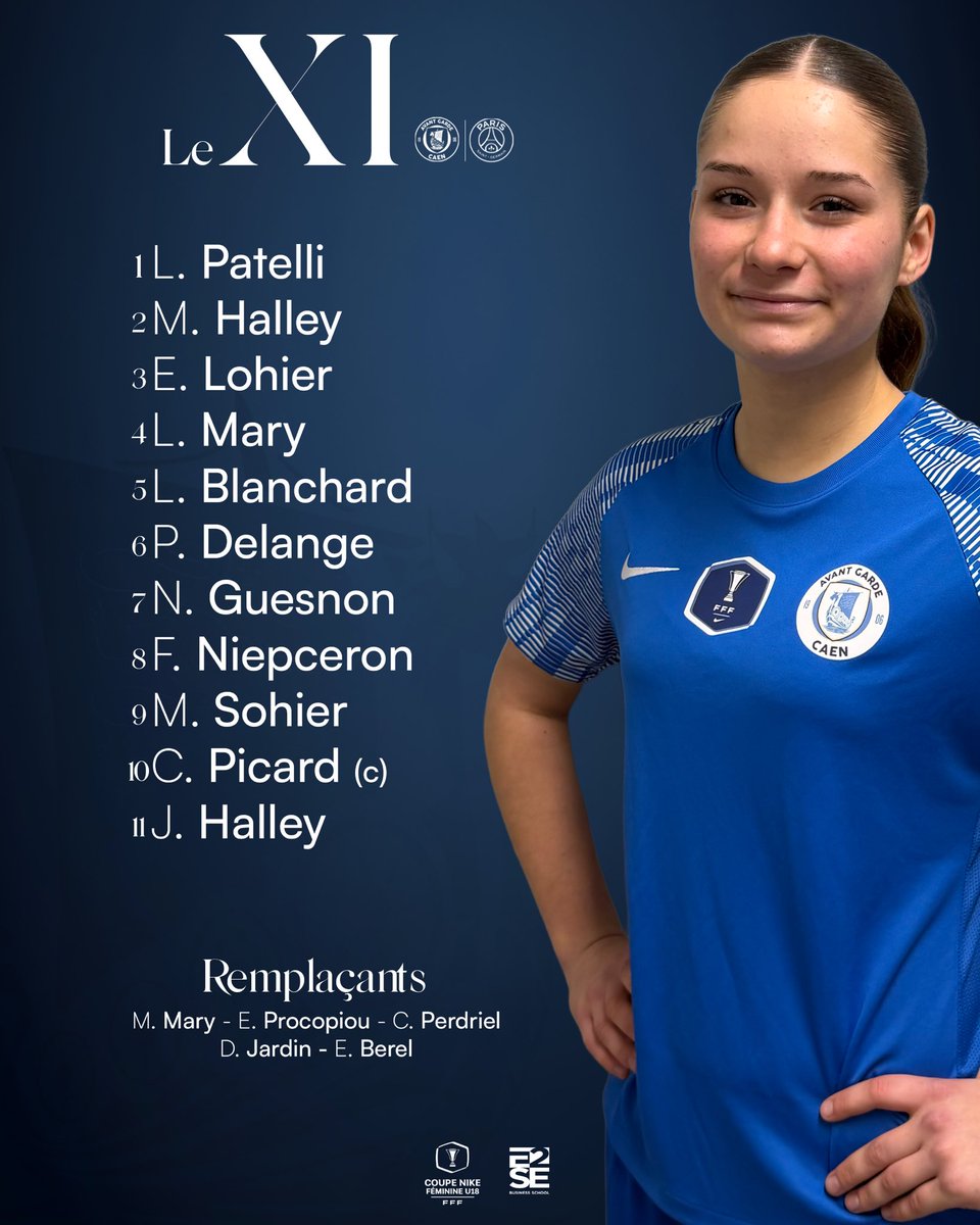 #AGCPSG | 𝑳𝒂 𝒄𝒐𝒎𝒑𝒐

⚔️ Les 11 joueuses titulaires pour ce 32ème de Coupe Nike Féminine 

#AgCaen #AGC #teamAGC #BienPlusQueDuFootball