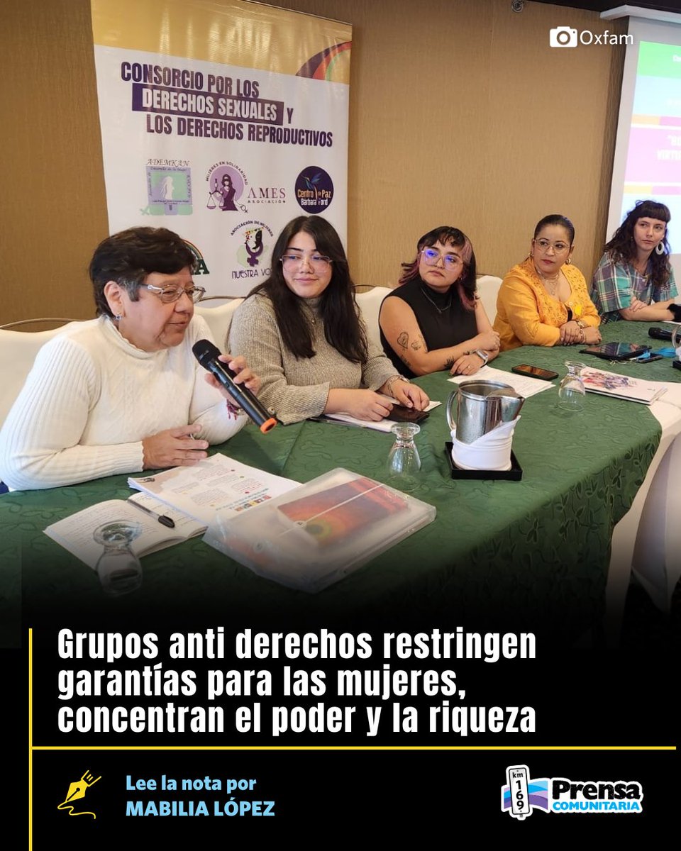 ¿Existe retroceso en los derechos humanos para las mujeres? ⚠️

El estudio presentado por Oxfam revela que hay grupos anti derechos en Guatemala trabajando para que se retroceda en la garantía de las libertades y derechos.

Aquí te contamos más 📌
prensacomunitaria.org/2025/12/grupos…