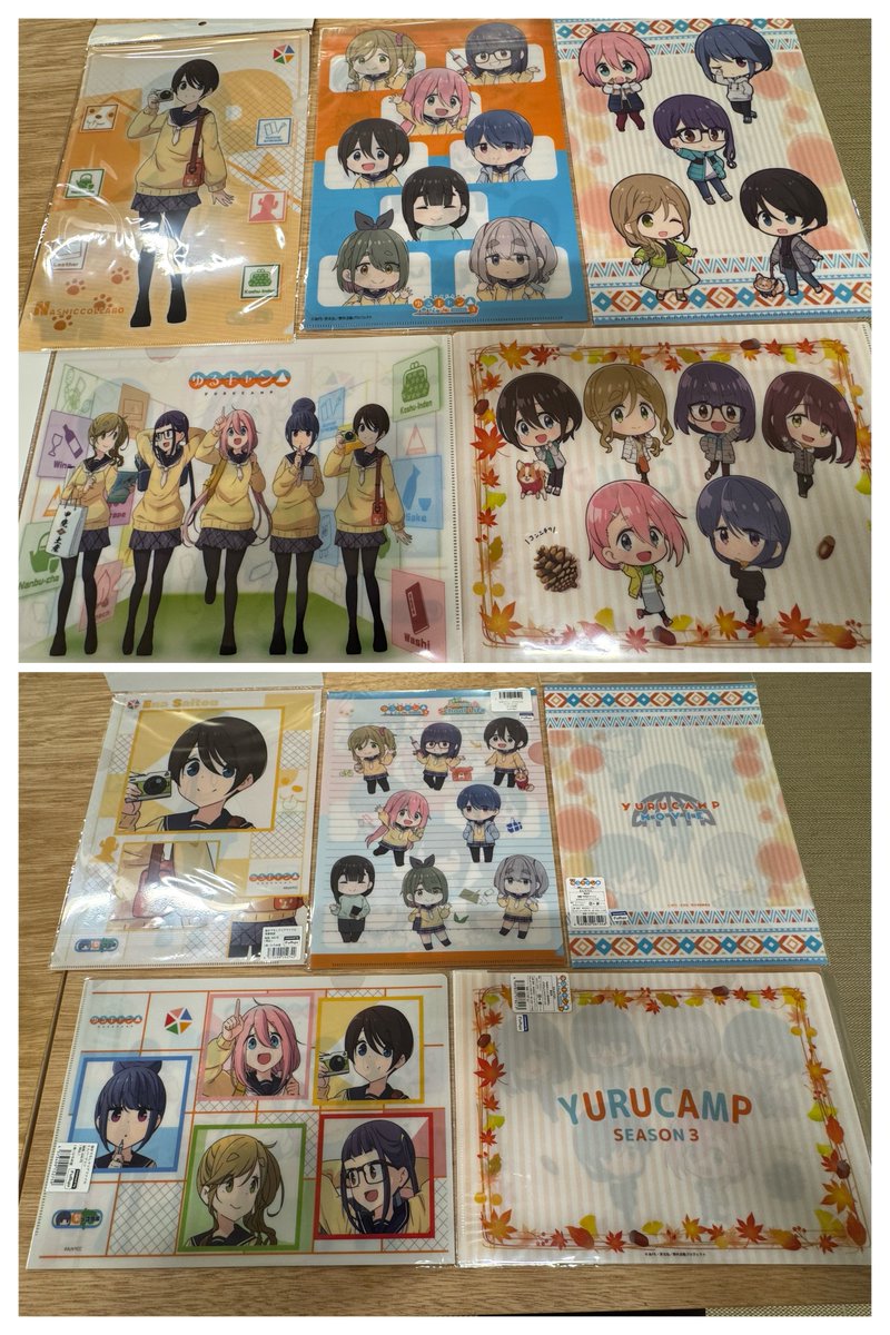 物販では恵那様サインボードとクリアファイルを👍 エポスカードでお