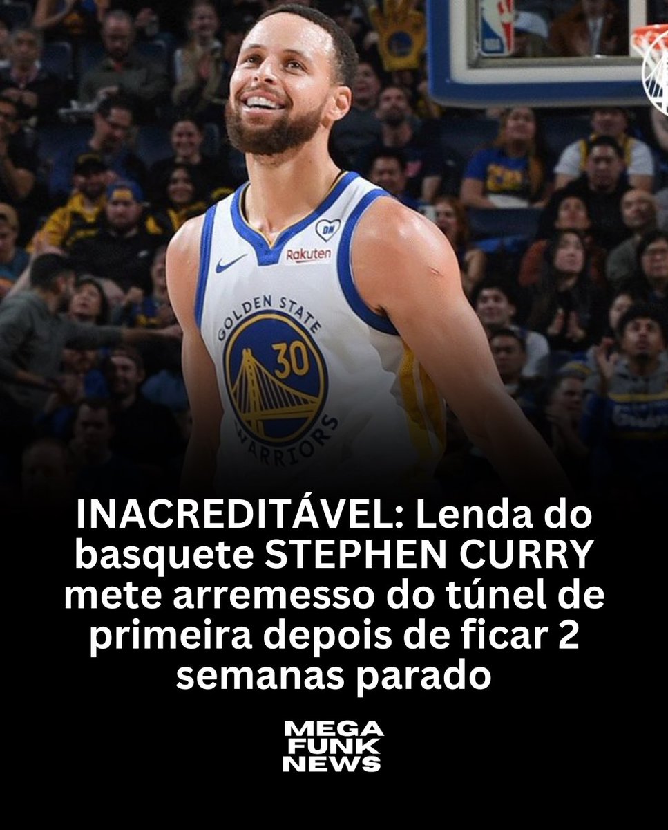 megafunknews's tweet photo. 🚨 NOTÍCIAS: Stephen Curry ficou mais de duas semanas sem jogar e já voltou metendo arremesso de primeira do túnel. 😳
Bizarro demais. Deixe seu comentário! 👇🏻
📸 Imagem reprodução: Golden State TV
#Stephencurry #curry #basquete #megafunk https://t.co/wmb0mK1LKn