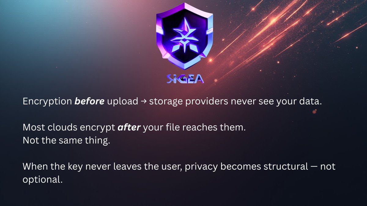 SigeaOfficial's tweet photo. #SecurityByDesign #EncryptedCloud https://t.co/bjzoo7wTbZ