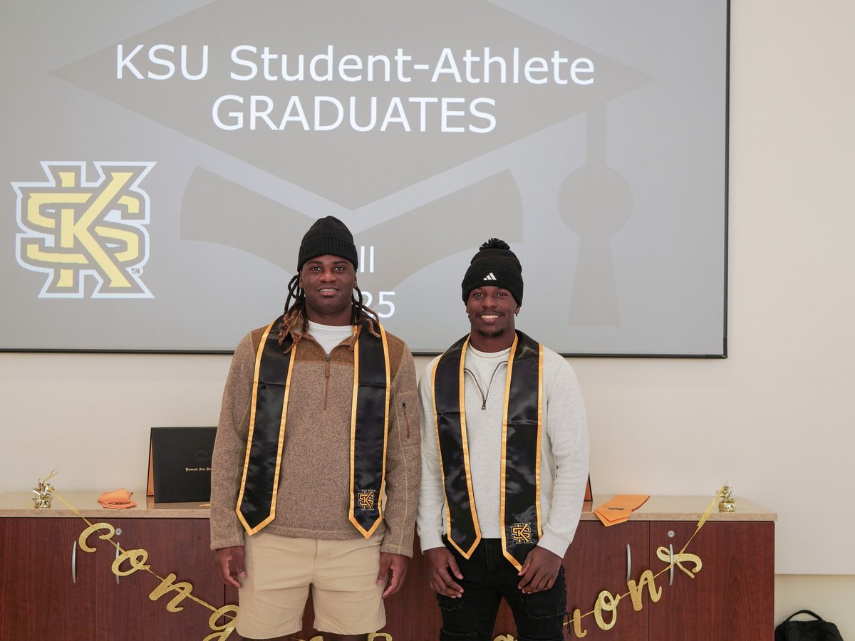 kennesawstfb's tweet photo. Proud to honor our graduates at our luncheon this week 🎓

#SeeUs | #HootyHoo https://t.co/CBN5EblMcR