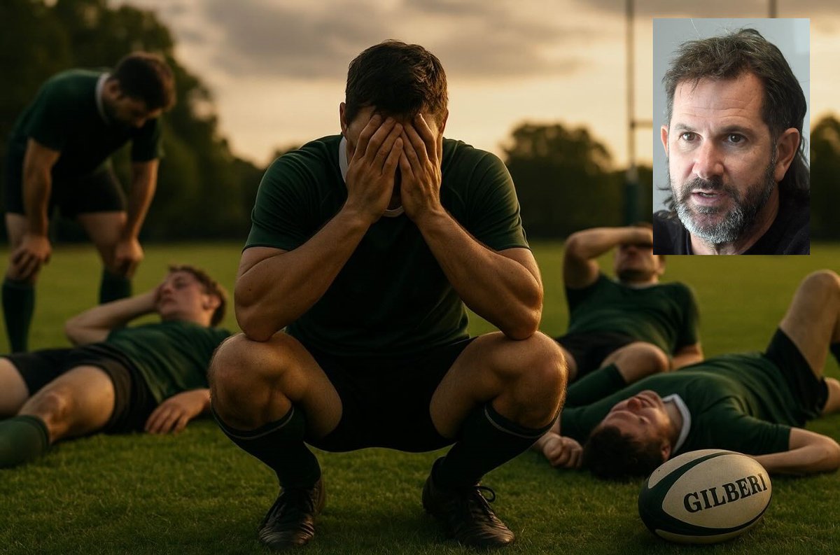 LichiOlearo's tweet photo. 🚨 "El #RugbyAmateur está colapsando"

Martín #Mackey (ex PF #LosPumas): 
❌Clubes entrenan ➕ que el profesional, pero descansan ➖. 
❌Agotamiento, lesiones y pérdida de la alegría. 
"Basta. Revisemos. Menos es muchísimo más."

Link nota en #LichiNews
https://t.co/vOhQr5cdGu https://t.co/nyz8Oaem0W
