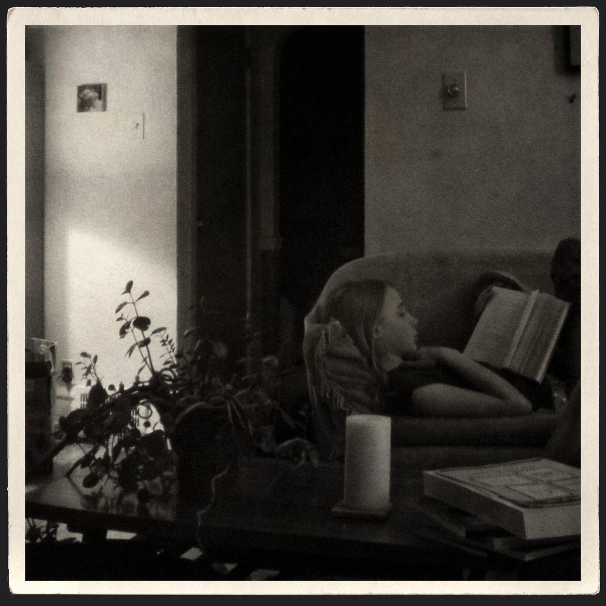 “Maybe this is why we read, and why in moments of darkness we return to books: to find words for what we already know.” ~ Alberto Manguel

©️Tim Lowly