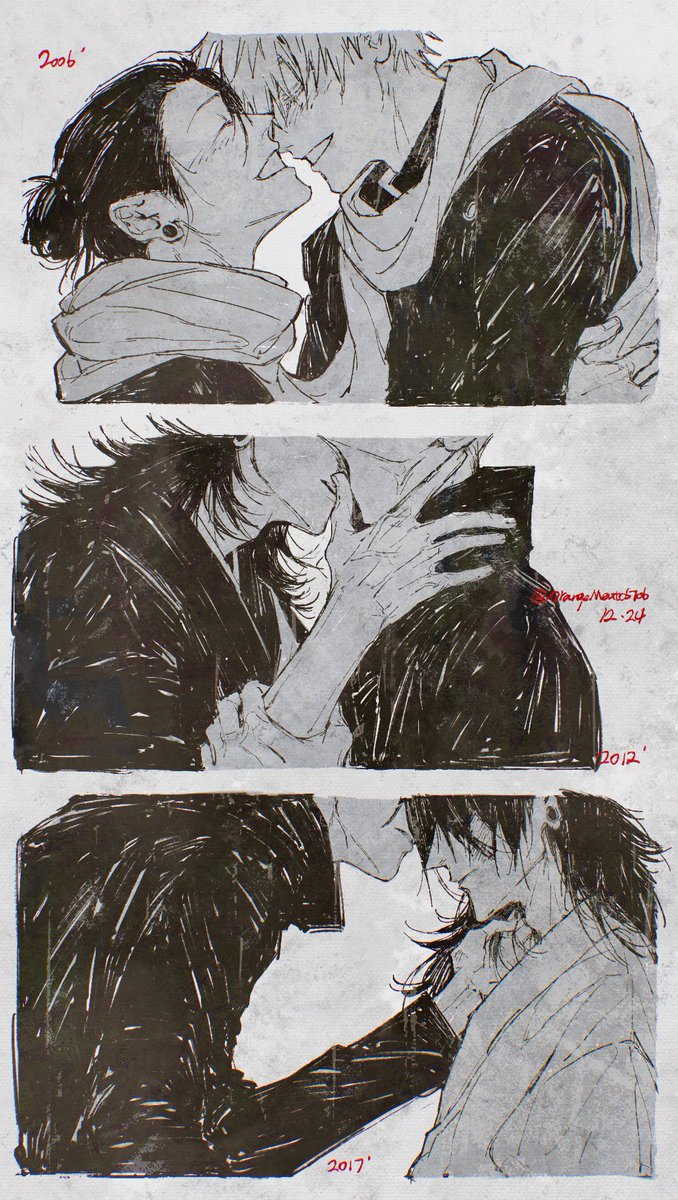 OrangeMentoS706's tweet image. 再掲
#夏五 

これは私の大好きな作品ですが、今はもう描いていません。楽しんでください。